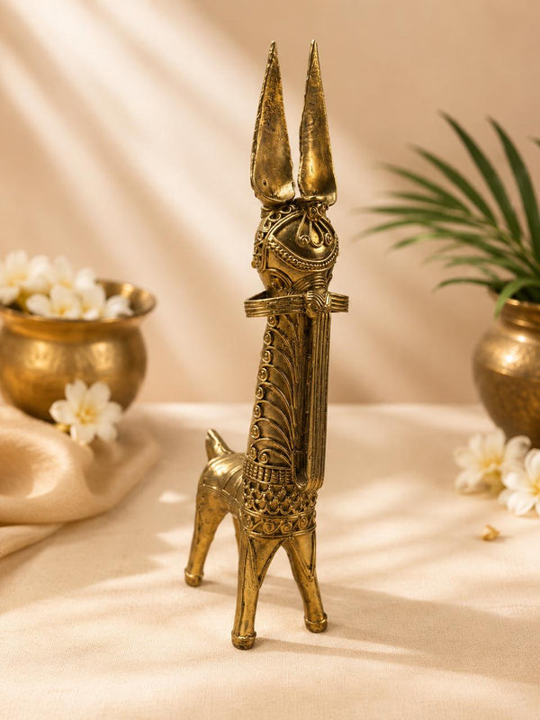 Handcrafted Bell Metal Horse Décor