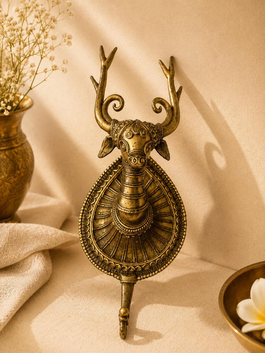 Handcrafted Bell Metal Deer Key Holder
